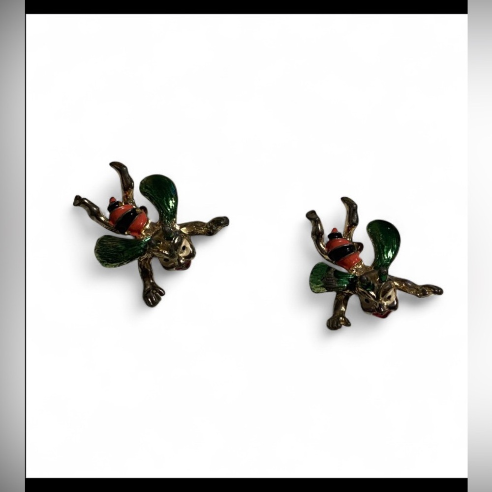 Vintage Enamel Bug Jewelry Scatter Pin Set #7662